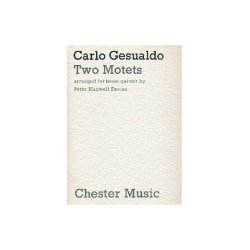 Carlo Gesualdo/Peter Maxwell Davies: Two Motets