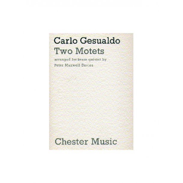 Carlo Gesualdo/Peter Maxwell Davies: Two Motets