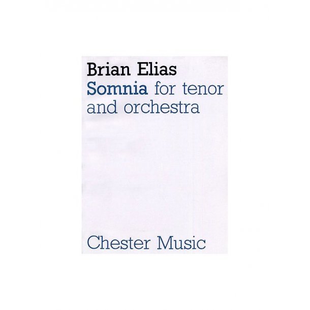 Brian Elias: Somnia (Score)