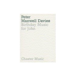 Peter Maxwell Davies: Birthday Music For John (Miniature Score)