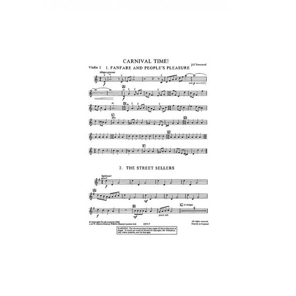 Playstrings Moderately Easy No. 11 Carnival Time (Townsend)