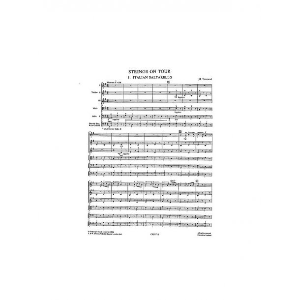 Playstrings Moderately Easy No. 13 Strings On Tour (Townsend)