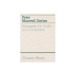 Peter Maxwell Davies: Concerto For Violin And Orchestra (Miniature Score)