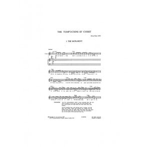Philip Wilby: The Temptations Of Christ (Vocal Score)