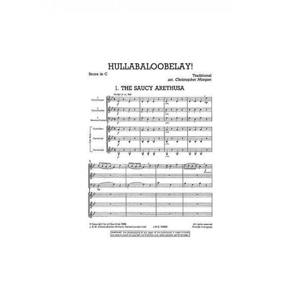 Mixed Bag No.30: Christopher Morgan - Hullabaloobelay! (Score/Parts)