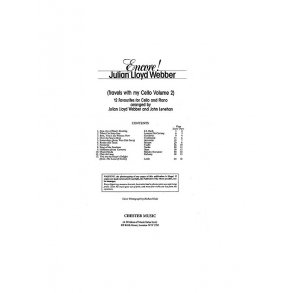 Julian Lloyd Webber: Encore! 12 Favourites For Cello (Piano Accompaniment)