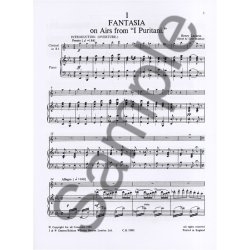 Henry Lazarus: Fantasia On Airs From 'I Puritani' - Clarinet and Piano