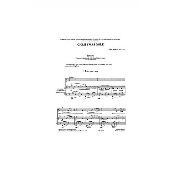 Hinkins, C. Christmas Gold Vocal Score