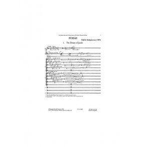 Hallgrimsson: Poemi For Violin And String Orchestra (Full Score)