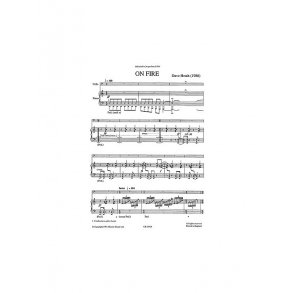 Dave Heath: On Fire For Violin and Piano