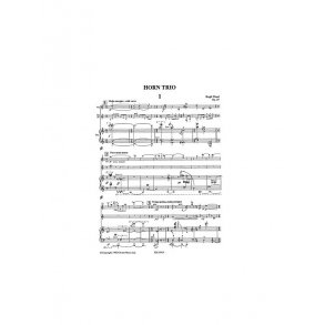 Hugh Wood: Horn Trio Op.29 (Score/Parts)