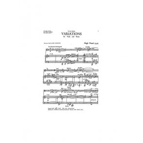 Hugh Wood: Variations Op. 1