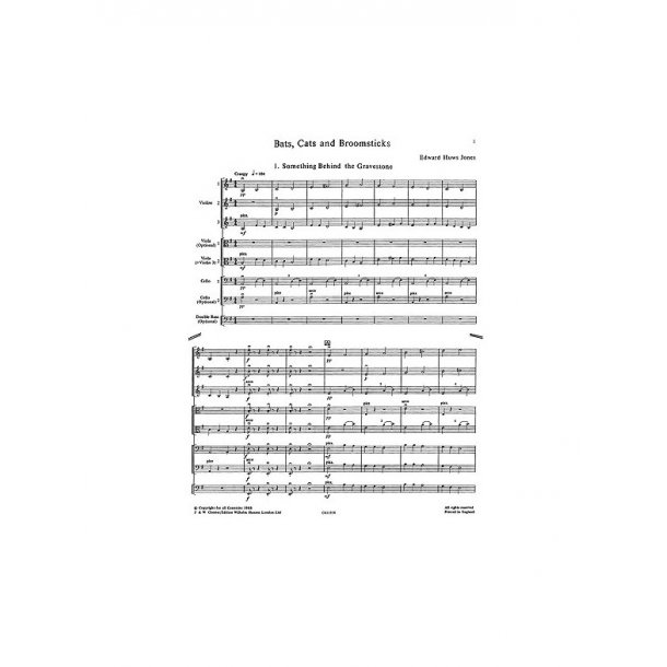 Playstrings No. 15 Bats, Cats And Broomsticks (Huws Jones)