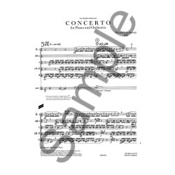 Witold Lutoslawski: Concerto For Piano And Orchestra (Score)