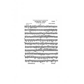 Lennox Berkeley: String Trio Op. 19 (Parts)