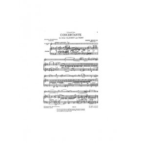 Joseph Horovitz: Concertante (Clarinet/Piano)