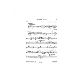 Nicholas Maw: Chamber Music (Parts)