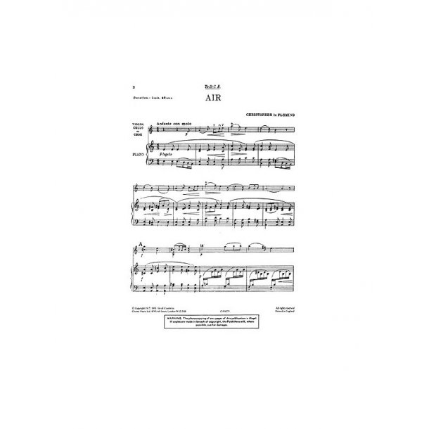 Christopher Le Fleming: Air And Dance (Bass Clef)