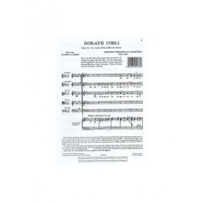 Palestrina: Rorate Coeli SSATB
