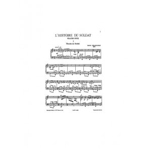 Igor Stravinsky: Historie Du Soldat for Piano