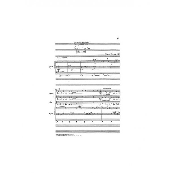 Robert Saxton: Rex Gloriae