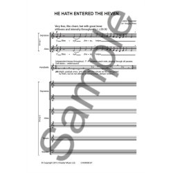 John Tavener: He Hath Entered The Heven (Mixed Voice Vocal Score)
