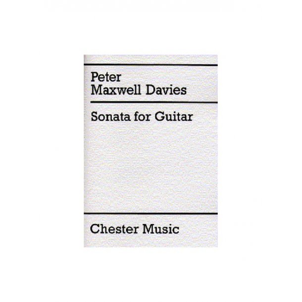 Peter Maxwell Davies: Sonata For Guitar