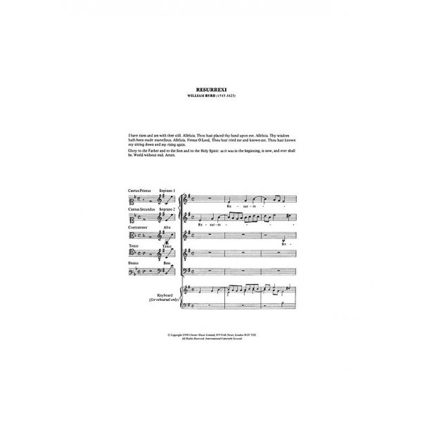 Renaissance Masters Motets 1: Byrd - The Easter Propers