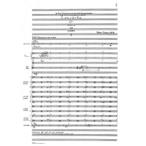 Robert Saxton: Viola Concerto (Full Score)