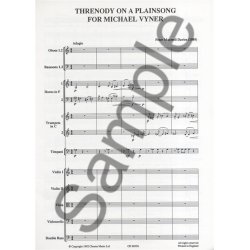 Peter Maxwell Davies: Threnody On A Plainsong For Michael Vyner