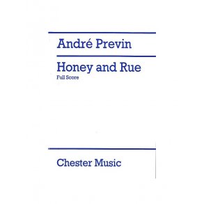 Andre Previn: Honey And Rue (Full Score)