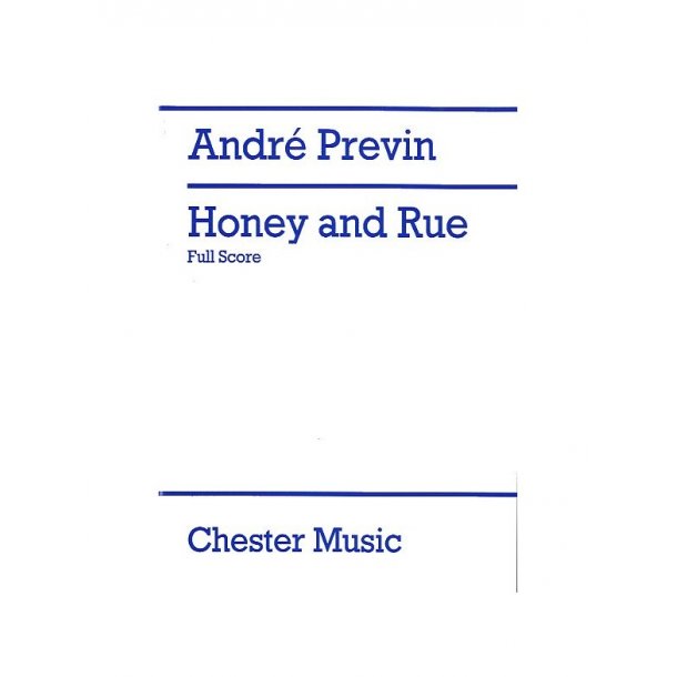 Andre Previn: Honey And Rue (Full Score)