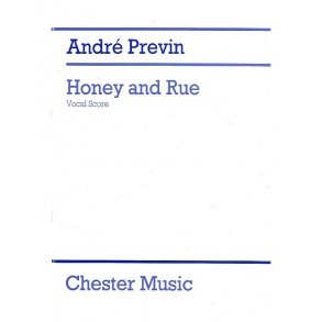 Andre Previn: Honey And Rue (Vocal Score)