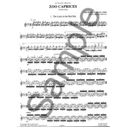 Michael Nyman: Zoo Caprices For Solo Violin