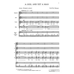 A God And Yet A Man Satb