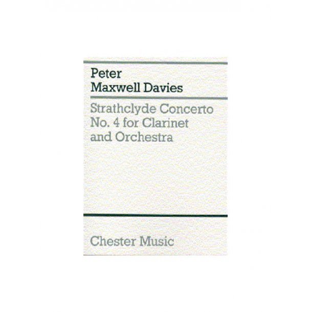 Peter Maxwell Davies: Strathclyde Concerto No. 4 (Miniature Score)