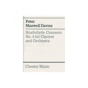 Peter Maxwell Davies: Strathclyde Concerto No. 4 (Clarinet Part)