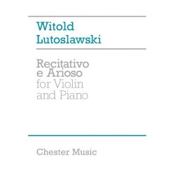 Witold Lutoslawski: Recitativo E Arioso For Violin And Piano