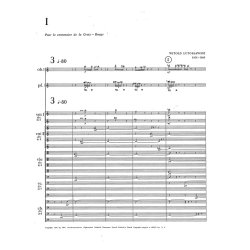 Witold Lutoslawski:  Three Postludes (Score)