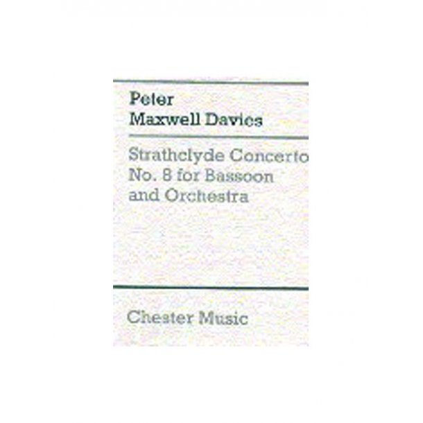Peter Maxwell Davies: Strathclyde Concerto No. 8 (Miniature Score)