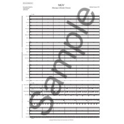 Michael Nyman: MGV (Musique A Grande Vitesse) - Study Score