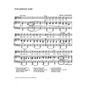 Witold Lutoslawski: Twenty Polish Christmas Carols (Vocal Score - Polish)