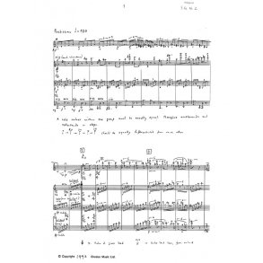 Benedict Mason: String Quartet No.2