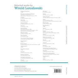 Witold Lutoslawski: Chantefleurs Et Chantefables (Soprano/Piano)