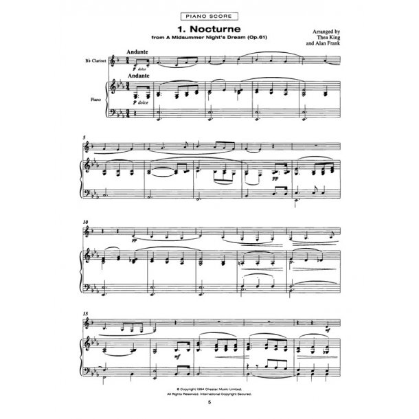 The Romantic Clarinet: A Mendelssohn Collection