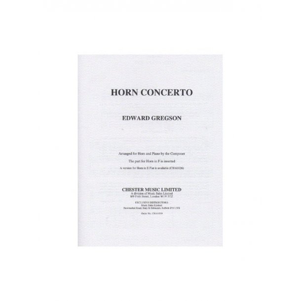 Edward Gregson: Horn Concerto