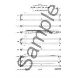 Tavener, J Six Russian Folksongs Score Only