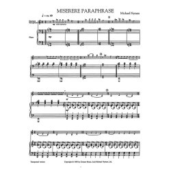 Michael Nyman: Miserere Paraphrase (Saxophone/Piano)