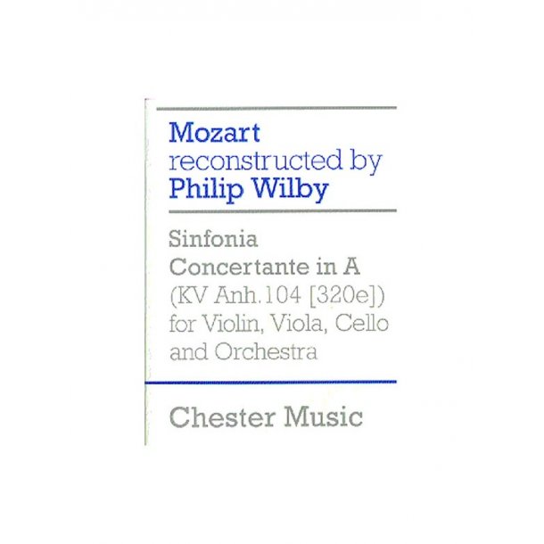 W.A. Mozart: Sinfonia Concertante in A (Wilby)