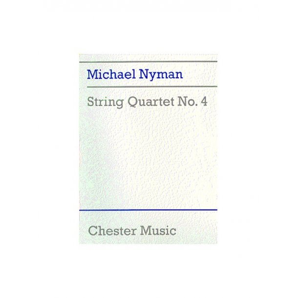 Michael Nyman: String Quartet No. 4 (Score)